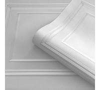 Belgravia Amara Panel Heavyweight Textured Vinyl Wallpaper Grey 7376