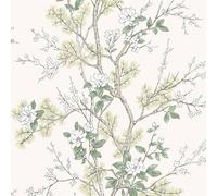 Belgravia Bridget Floral Wallpaper in Cream Belgravia Cream