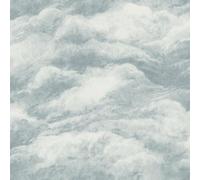 Belgravia Cloud Textured Wallpaper - Calm Textured Vinyl Wallpaper for Adults and Kids- Modern Wallpaper for Living Room, Bedroom, Hallway - Decorative Luxury Wallpaper - Blue
