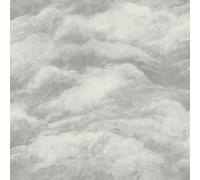 Belgravia Décor Cloud Wallpaper - Modern Wallpaper for Living Room, Bedroom, Hallway - Decorative Luxury Nature Wall Paper with Dreamy Cloud-Like Effect (Cloud,Silver)