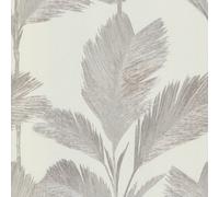 Belgravia Decor Alessia Leaf Soft Gold Cream Wallpaper GB212