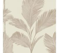 Belgravia Decor Alessia Leaf Soft Gold Cream Wallpaper GB212 - Italian Vinyl