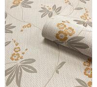 Belgravia Décor Amelie Blossom Beige/yellow Wallpaper