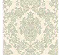 Belgravia Décor Ciara Damask Green Wallpaper
