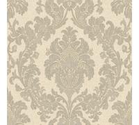 Belgravia Décor Ciara Damask Soft Silver Wallpaper