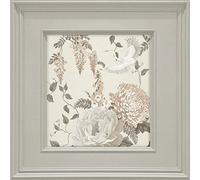 Corinthia Panel Floral Wallpaper Pearl/Beige Belgravia 246