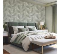 Belgravia Decor Feather Sage / Cream Wallpaper