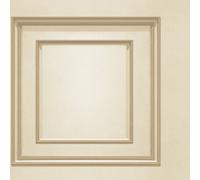 Belgravia Decor Forbidden Fruit Panel Cream Gold Wallpaper 39006