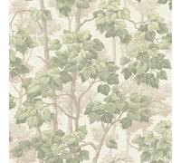Belgravia Decor Giorgio Tree Green Wallpaper GB8115 - Italian Vinyl