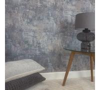 Belgravia Décor Plaster Blue Vinyl Wallpaper