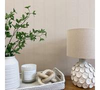 Belgravia Décor Textured Beaded Wood Cream