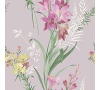 Belgravia Decor Thalia Floral Botanical Themed Wallpaper Perfect for Feature Walls Bedrooms Hallways Dining Areas Pink (767)