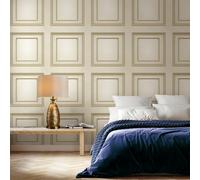 Belgravia Forbidden Fruit Panel Natural Wallpaper Natural 39006