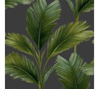 Belgravia Kailani Leaf Wallpaper Grey 59115