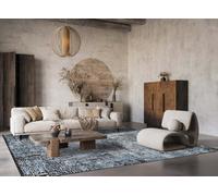 Desire Rugs Belgravia Living Room Area Rug Metallic Sheen Modern Illusion Design Navy 120Cm X 170Cm, Blue