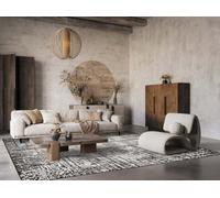 Desire Rugs Belgravia Living Room Area Rug Metallic Sheen Modern Nexus Design Grey 120Cm X 170Cm, Grey