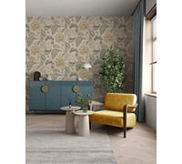 Belgravia Maya Textured Floral Blue