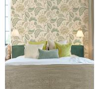 Belgravia Maya Textured Floral Green