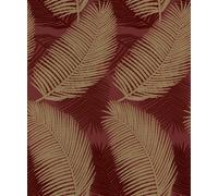 Belgravia Moda Royal Palm Wallpaper Red Colour - 57001