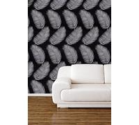 Belgravia Royal Palm Leaf Pattern Floral Motif Glitter Textured Wallpaper 57003