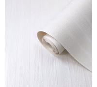 Belgravia Textured White - Bevelled Wood Paintable Wallpaper 5845