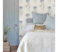 Belgravia Tiffany Bella Blue Floral Wallpaper