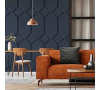 Belgravia Wallpaper 9501 Azzurra Panel Navy Full Roll