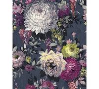 Belgravia Wallpaper 9509 Azzura Floral Navy Full Roll