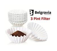 Belgravia White 3 Pint Fluted Filter Pap