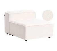 Beliani 1-Seat Section Ardal Boucle Off-White