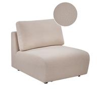 Beliani 1-Seat Section Kivvik Boucle Beige