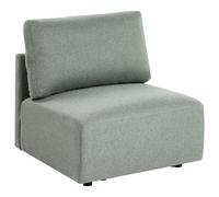 Beliani 1-Seat Section Mesnali Fabric Green