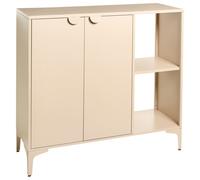 Beliani 2 Door Sideboard Ardura Metal Beige