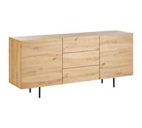 Beliani 2 Door Sideboard Kenora Light Brown