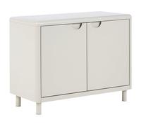 Beliani 2 Door Sideboard Korvo Light Beige