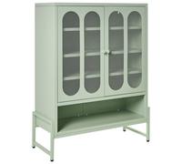 Beliani 2 Door Sideboard Soletta Metal Mint Green