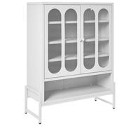 Beliani 2 Door Sideboard Soletta Metal White