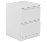 Beliani 2 Drawer Bedside Table Winnipeg White