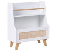 2 Tier Bookcase JACKIT 72 cm White