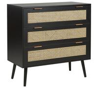 3 Drawer Chest OPOCO Black