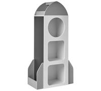 Beliani 3 Tier Bookcase Cosmos 120 Cm White