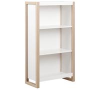 Beliani 3 Tier Bookcase Johnson White
