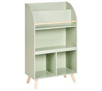 Beliani 3 Tier Bookcase Liloet 102 Cm Light Green