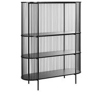 Beliani 3 Tier Shelving Unit Birson 151 Cm Black