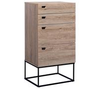 4 Drawer Chest Light Wood ACRA