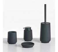 Beliani 4-Piece Bathroom Accessories Set Suches Black