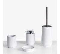 Beliani 4-Piece Bathroom Accessories Set Suches White