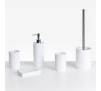5-Piece Bathroom Accessories Set HUALLAGA White