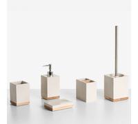 5-Piece Bathroom Accessories Set TAPICHE Beige