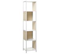 Beliani 5 Tier Shelving Unit Bogota 165 Cm White